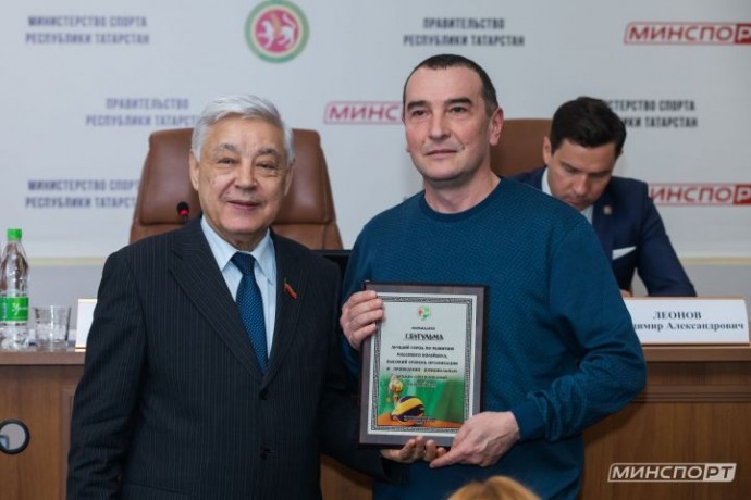 Бугульма отмечена Федерацией волейбола республики Татарстан как «Лучший город по развитию массового 